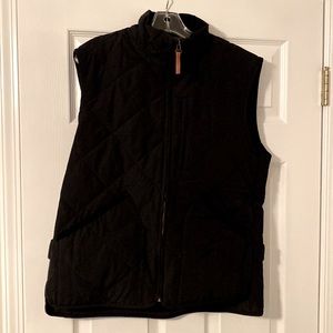 J.Crew men’s Quilted Sussex Vest medium, midnight navy